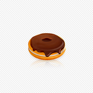 Final Hatched Donut Image