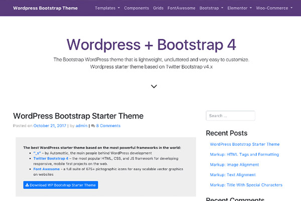 Bootstrap Remove Copyright
