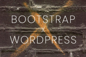 Bootstrap x Wordpress