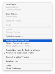 Make Frames from Layers